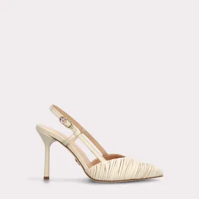 ABA 19 IVORY LEATHER SANDALS