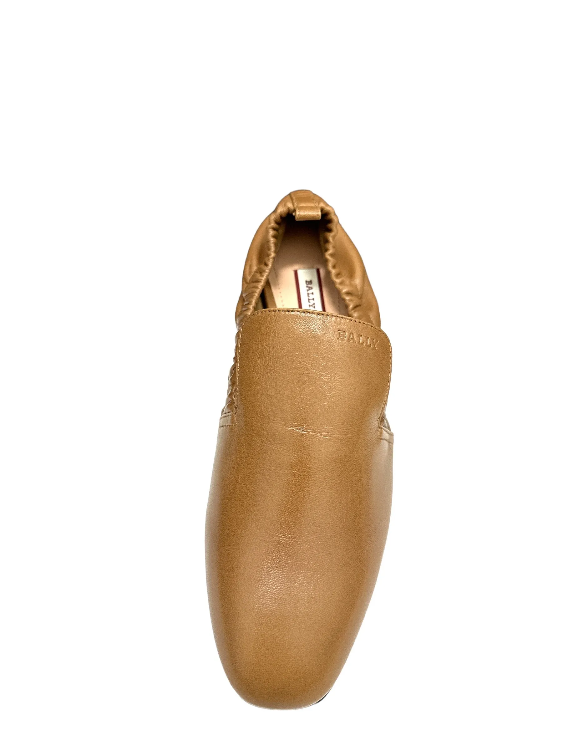 Bally Becca Ladies Cowboy Plain Leather Flats US 8.5 MSRP $570