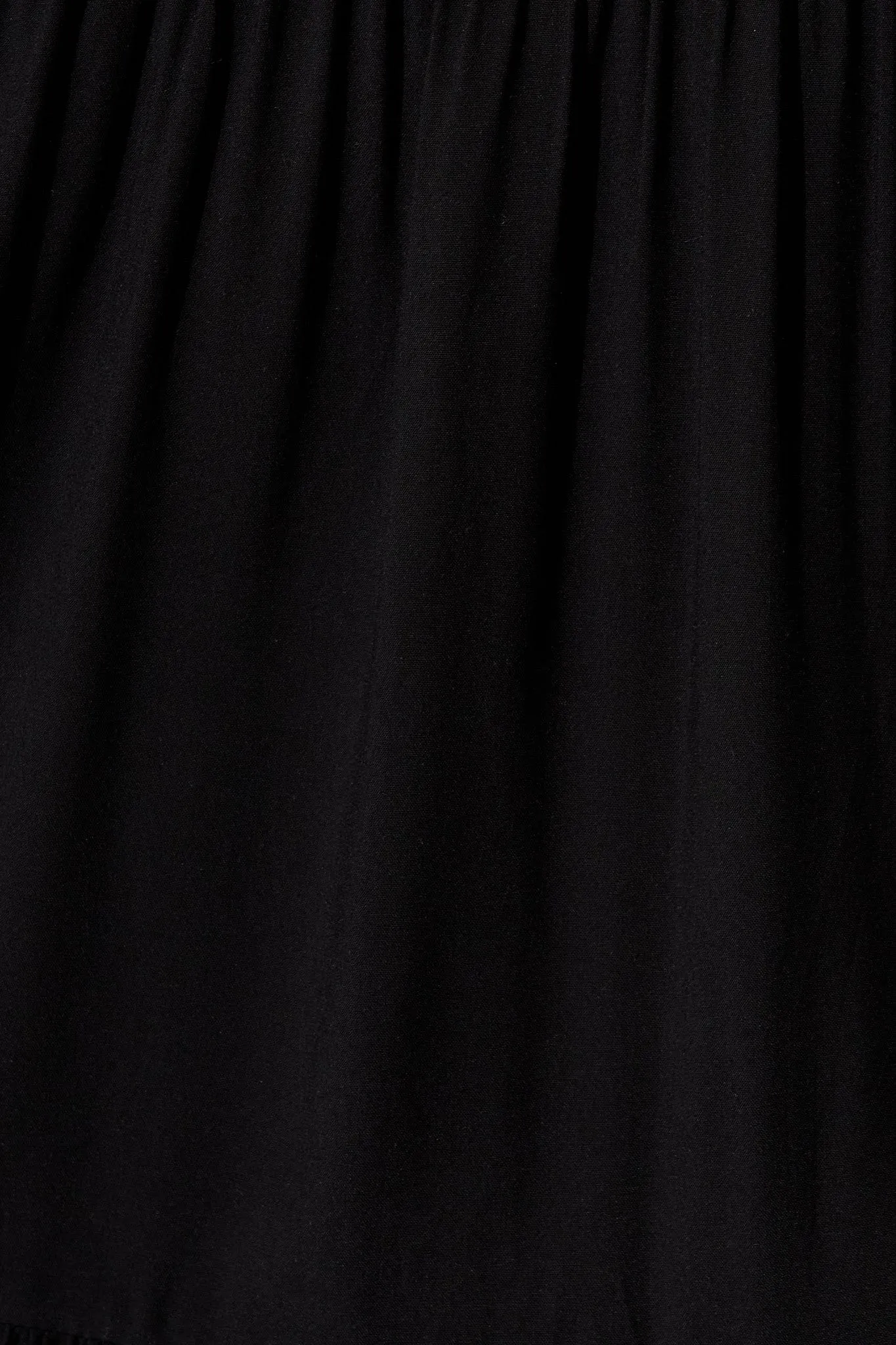 Black Midi Smock Dress - Nevi