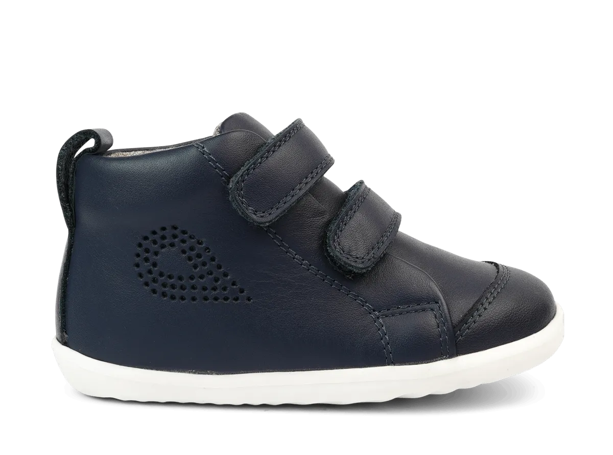 Bobux Step Up Hi Court Navy Trainers