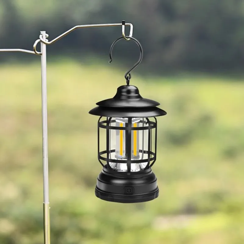 Bærbar Retro Camping lampe