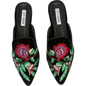 Cape Robbin Cell-17 Black Mules Black