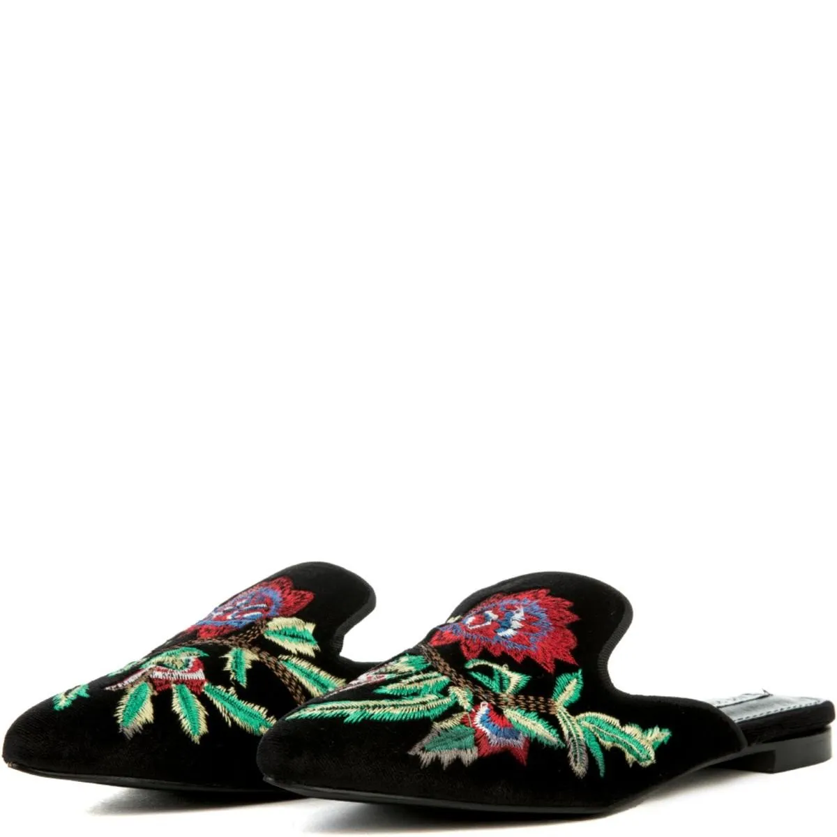 Cape Robbin Cell-17 Black Mules Black