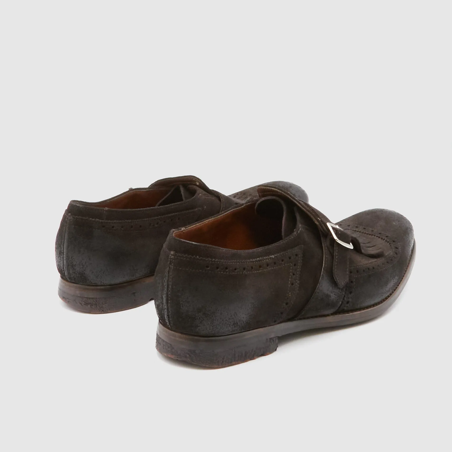 Church's Shanghai Brown Vintage Suede Shoe
