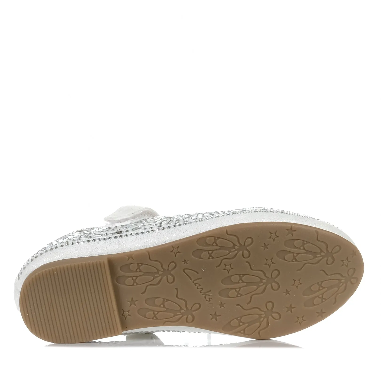 Clarks Aurora II White/Shimmer Multi