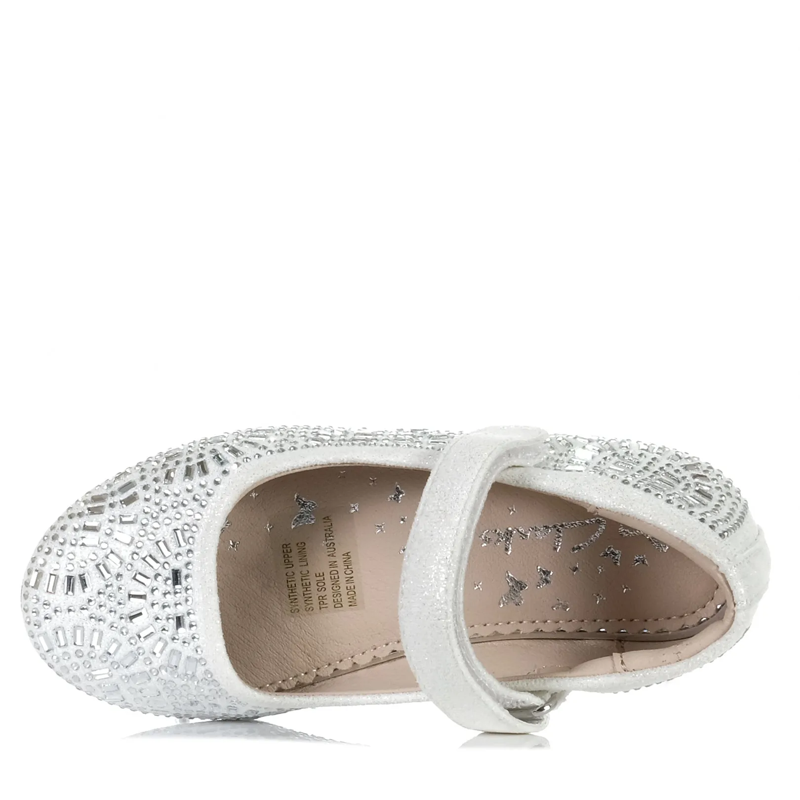Clarks Aurora II White/Shimmer Multi