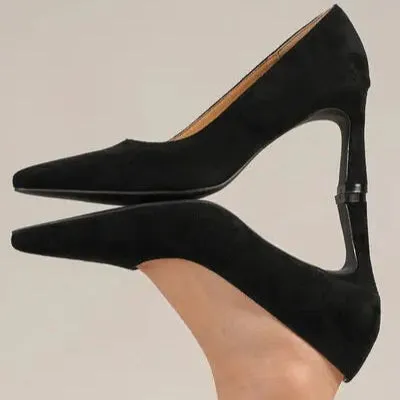 Cultivate | Fashion Faux Suede Point Toe Pumps