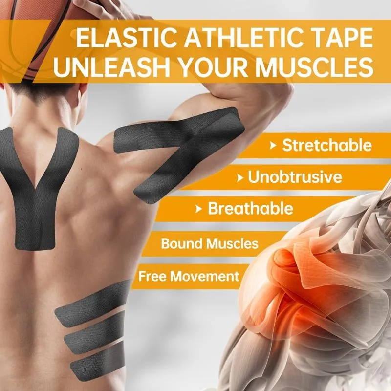Elastic Kinesiology Tape (5M x 4 pcs)