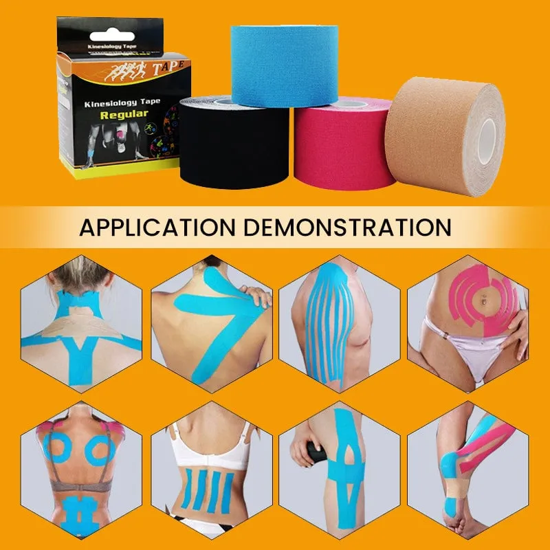 Elastic Kinesiology Tape (5M x 4 pcs)