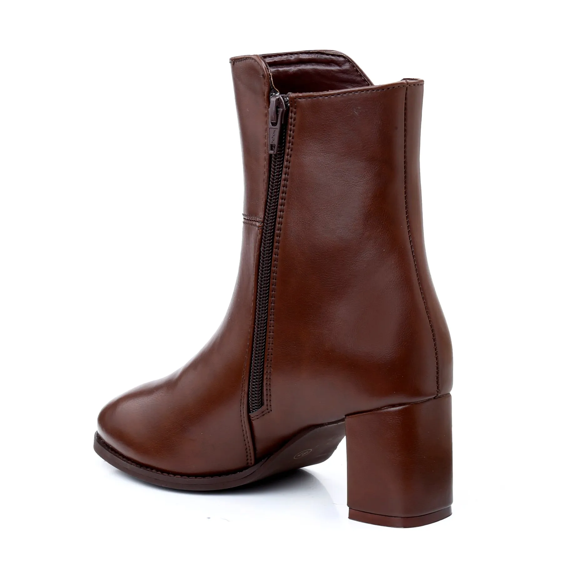 Elegant Vegan Ankle Zipper Boots for Women
