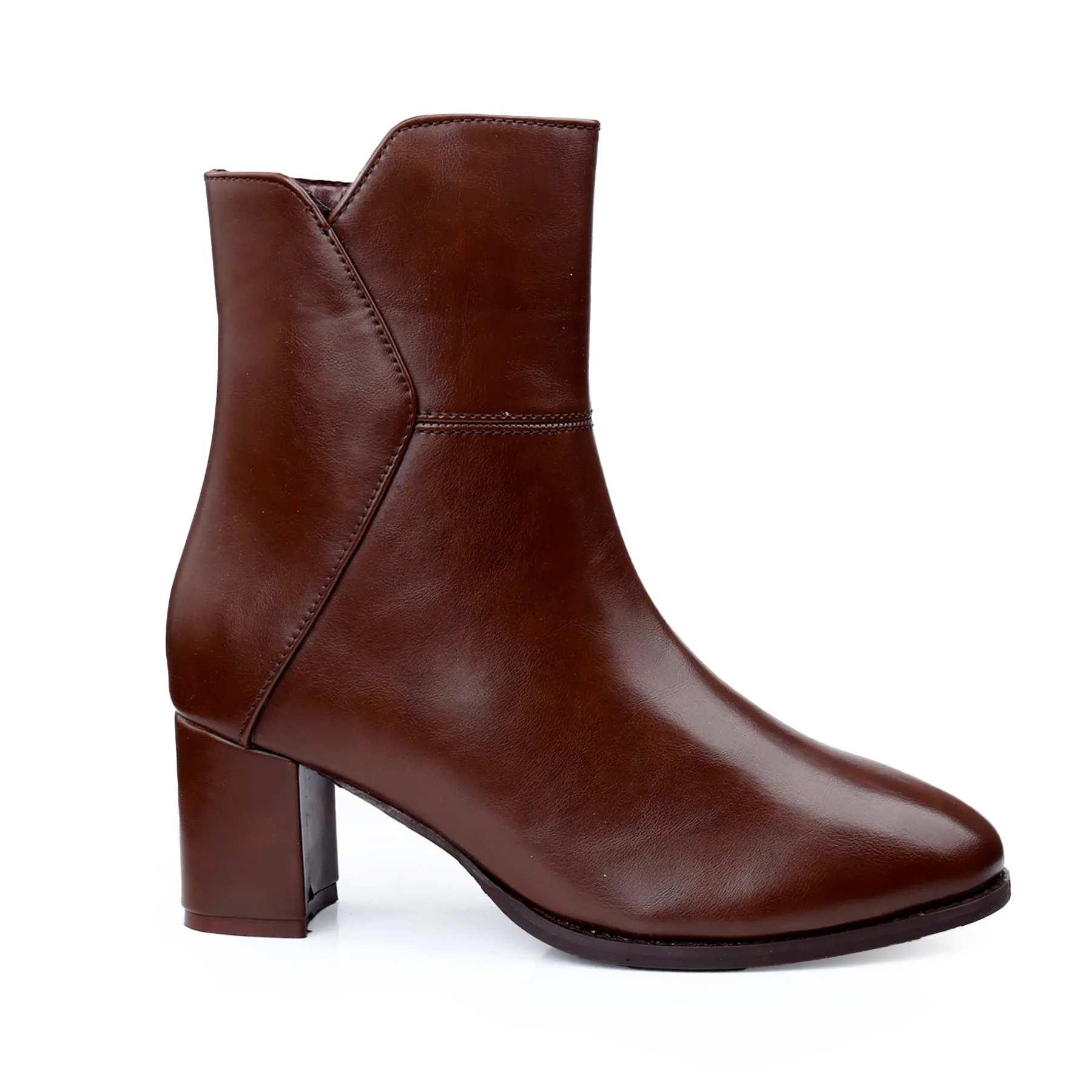 Elegant Vegan Ankle Zipper Boots for Women