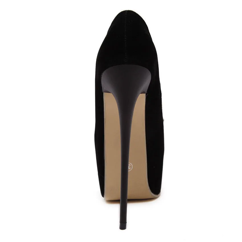 Fashion Women's Open Toe Platform Thin Heels Shoes With Bow-Knot Decore