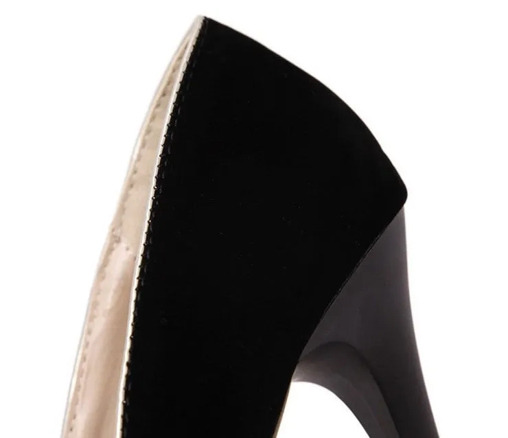 Fashion Women's Open Toe Platform Thin Heels Shoes With Bow-Knot Decore