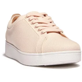 Fitflop Rally Canvas Trainers Rose Foam