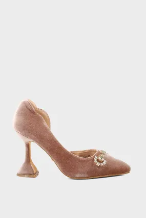 Formal Court Shoes I44399-Brown