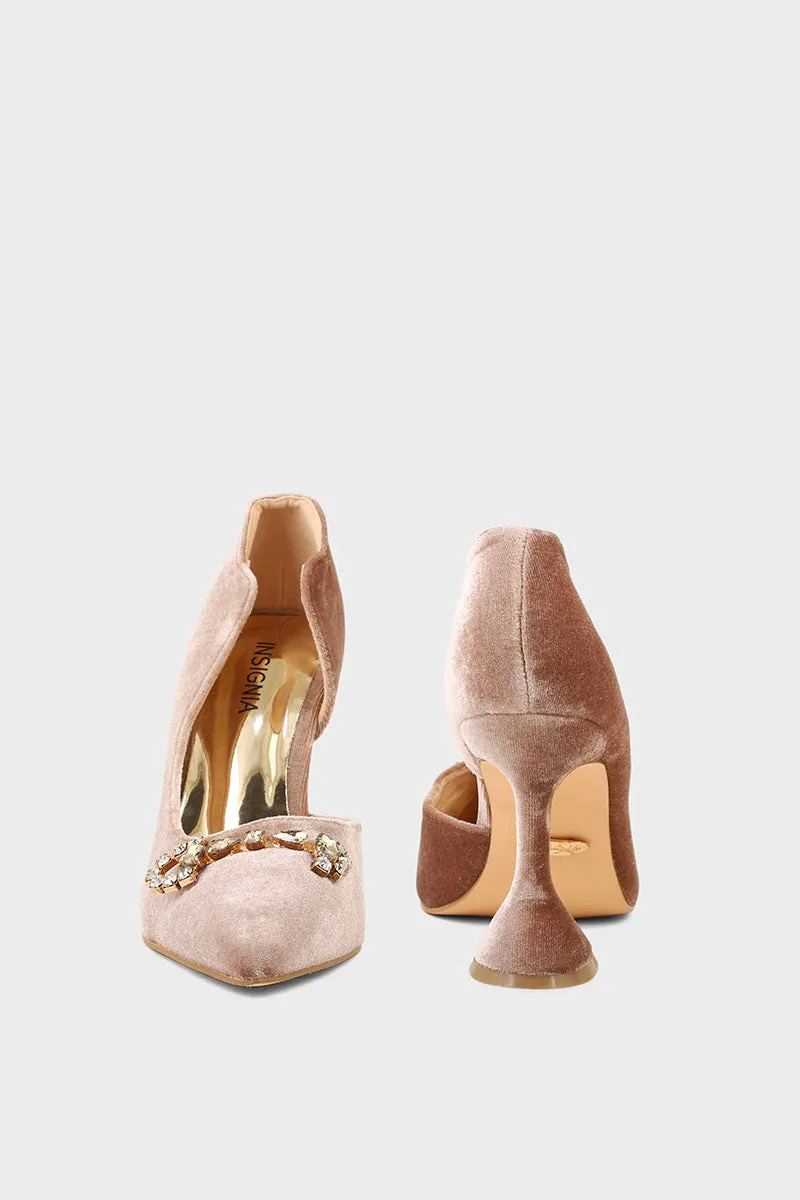 Formal Court Shoes I44399-Brown