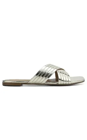 Golden Criss Cross Sliders