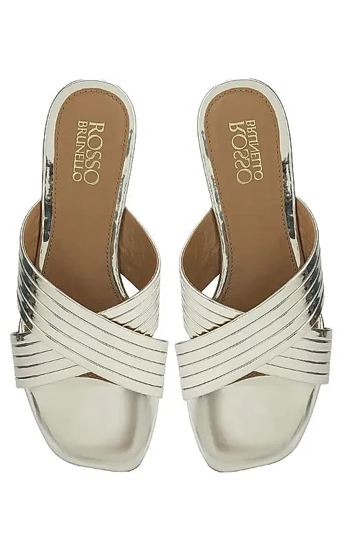 Golden Criss Cross Sliders