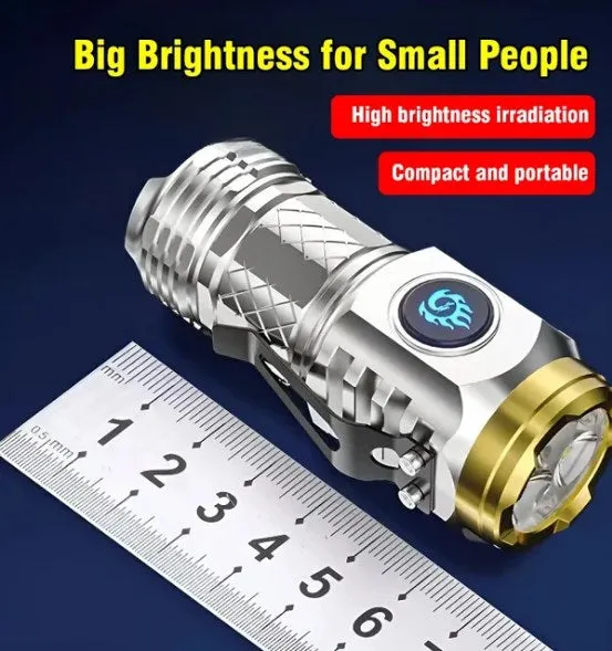 🔥Heißer Verkauf - 49% Rabatt🔦Dreiaugiges Monster Mini Taschenlampe Super Power Taschenlampe