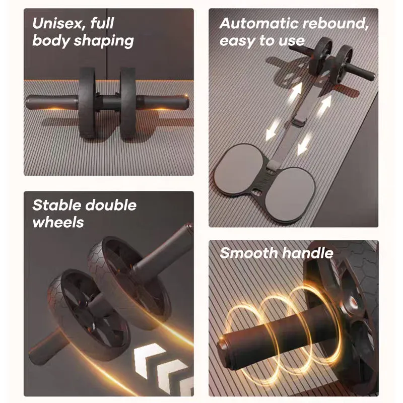 Home Exercise Elastic Band Combination Abdominal Wheel