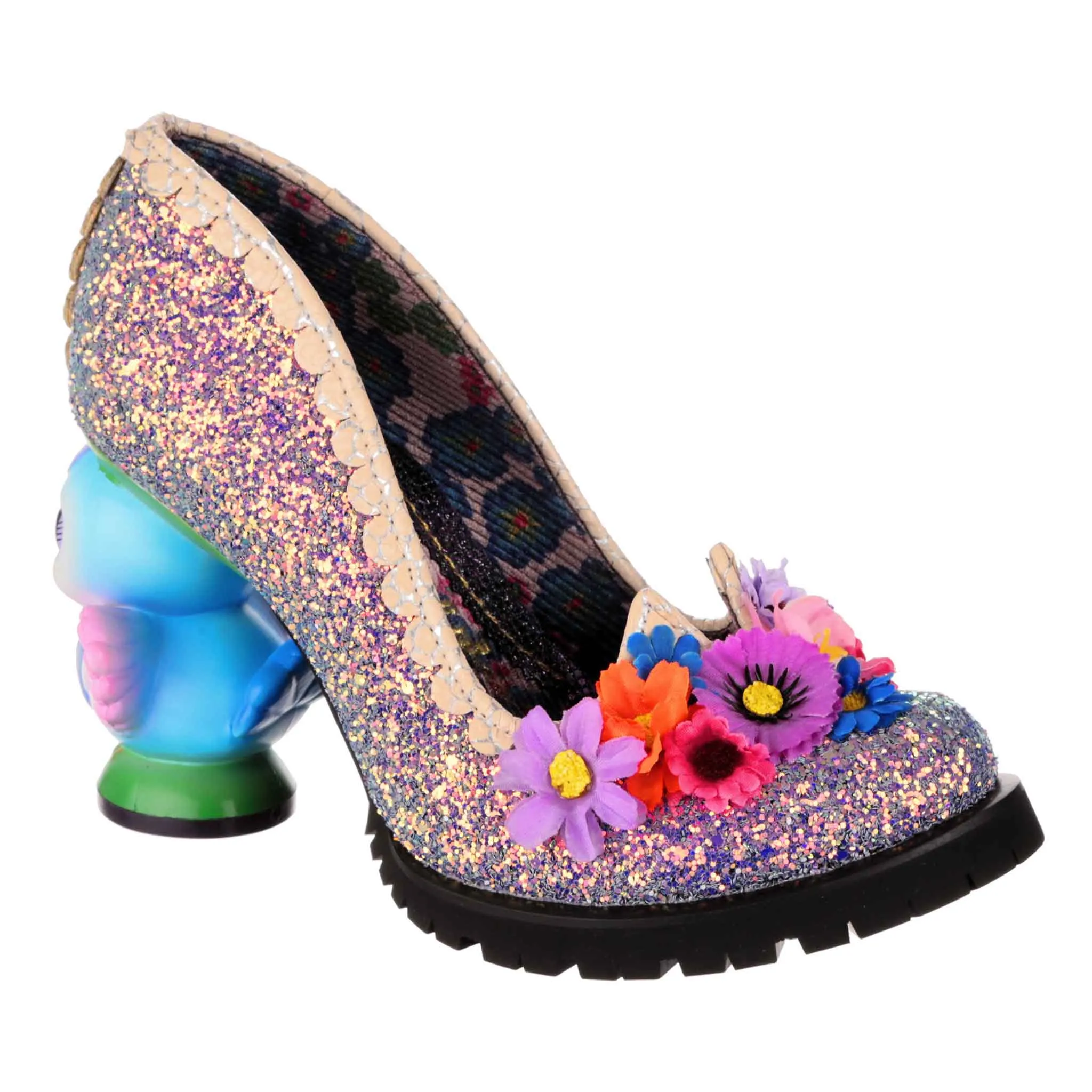 Irregular Choice Womens Flock Together High Heels - Purple