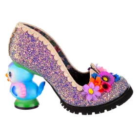 Irregular Choice Womens Flock Together High Heels - Purple