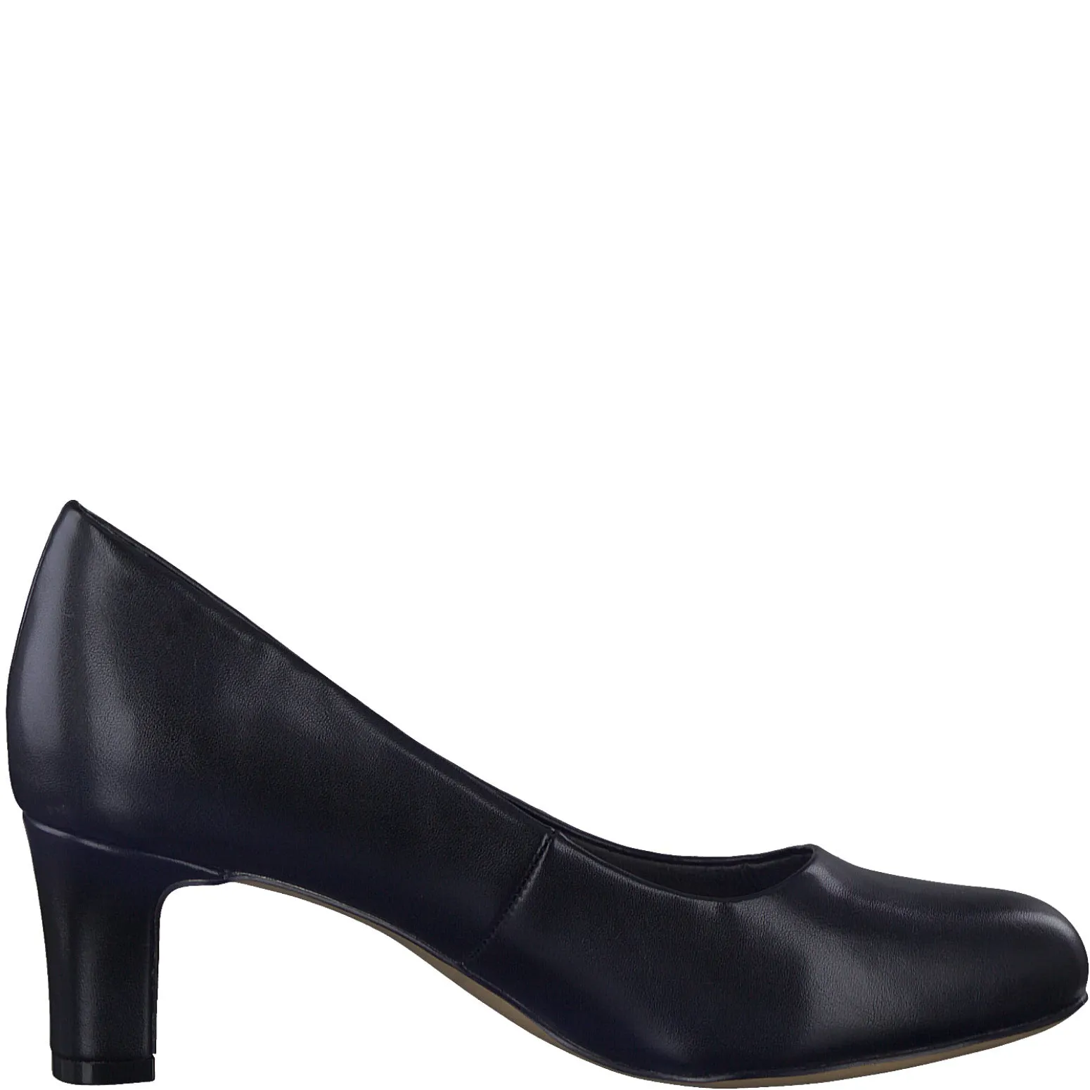 Jana Classic Wide fit Court shoe  BLACK 22472-41-001
