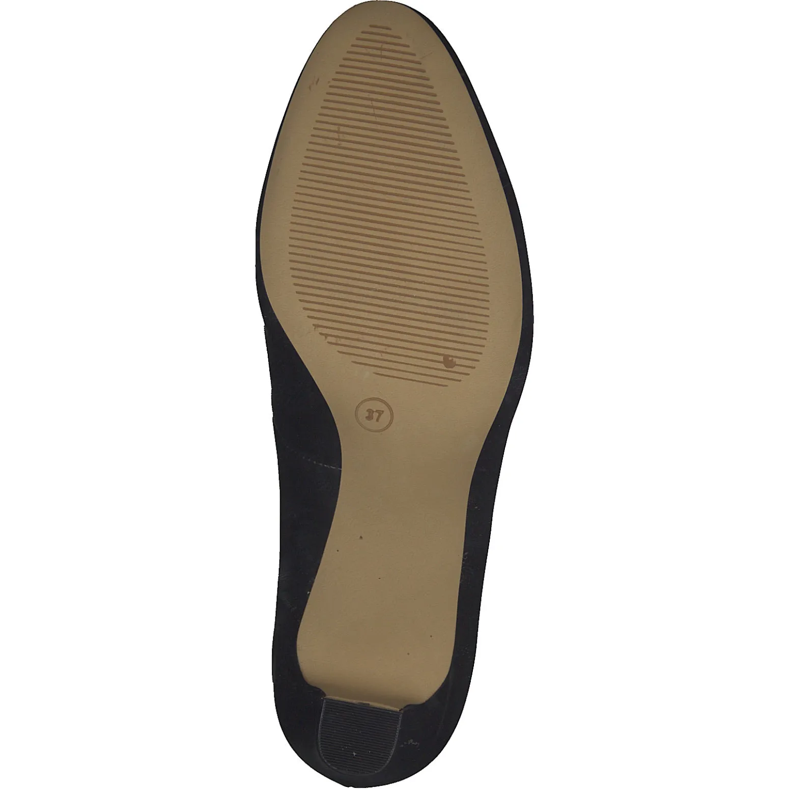 Jana Classic Wide fit Court shoe  BLACK 22472-41-001