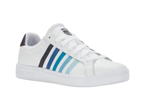 K-Swiss Men Court Tiebreak Court Shoes in White/Navy Gradient