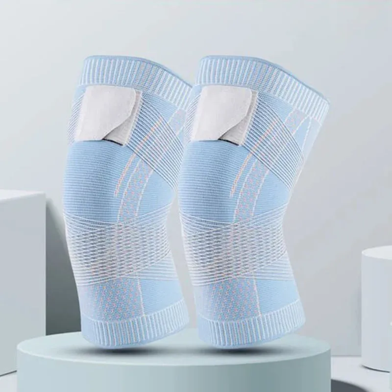 Knitted Nylon Strap Knee Pads