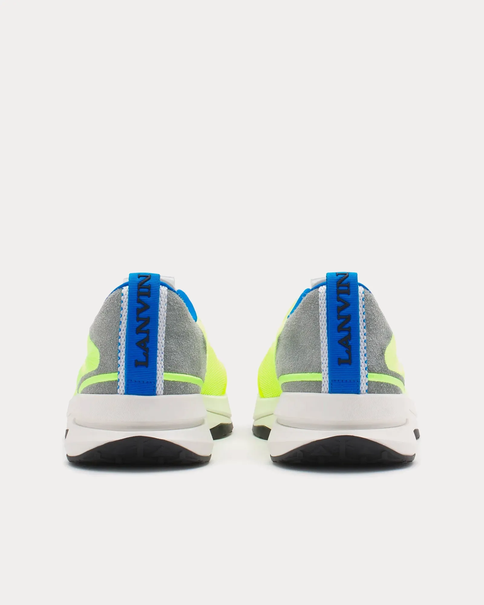 L-I Mesh Optic White / Green Low Top Sneakers