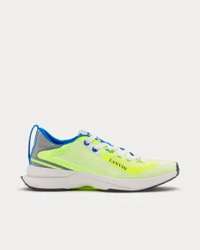 L-I Mesh Optic White / Green Low Top Sneakers