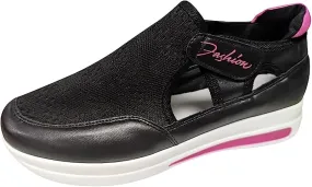 Ladmiple Sneakers For Women Comfortable Shoes Slip On Casual Platform Walking Shoes Dressy Summer Fashion Flats Loafers