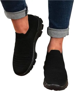 Ladmiple Sneakers For Women Slip On Walking Shoes Dressy Casual Summer Fashion Comfortable Non Slip Flats Loafers