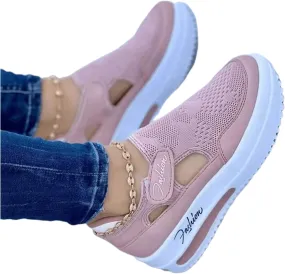 Ladmiple Sneakers For Women Slip On Wide Width Low Top Casual Canvas Walking Shoes Dressy Summer Fashion Flats Loafers