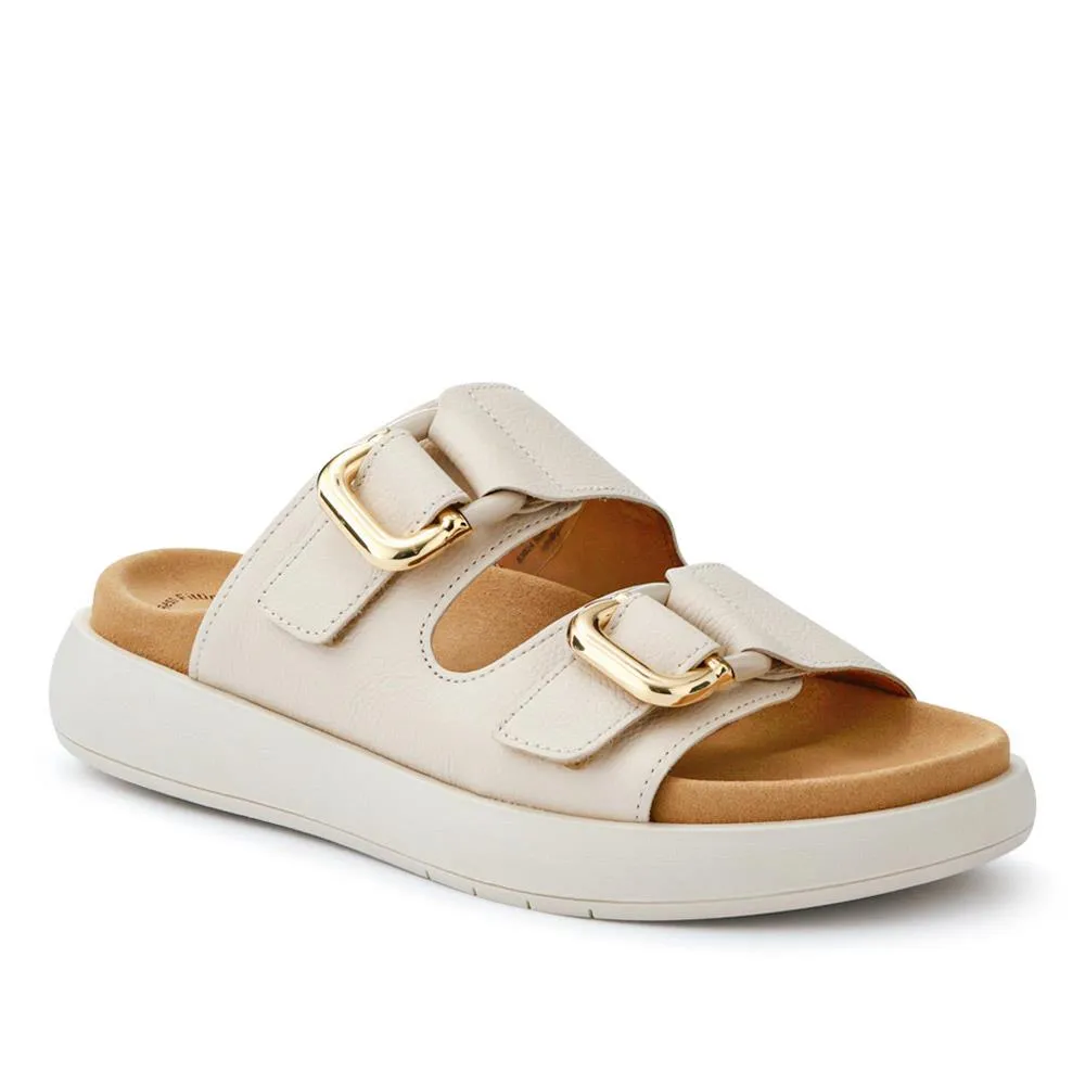 Leather Dual-Strap Mules - GAB41508 / 326 989