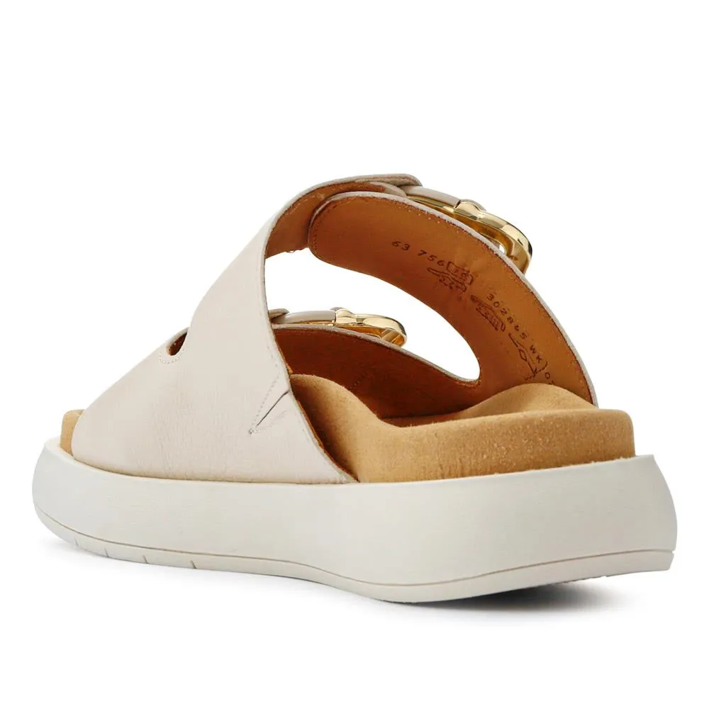 Leather Dual-Strap Mules - GAB41508 / 326 989
