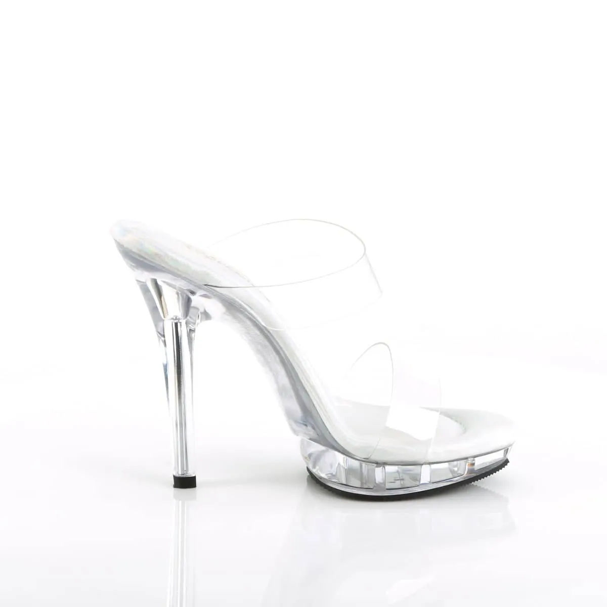 LIP-102-1 Clear Peep Toe High Heel