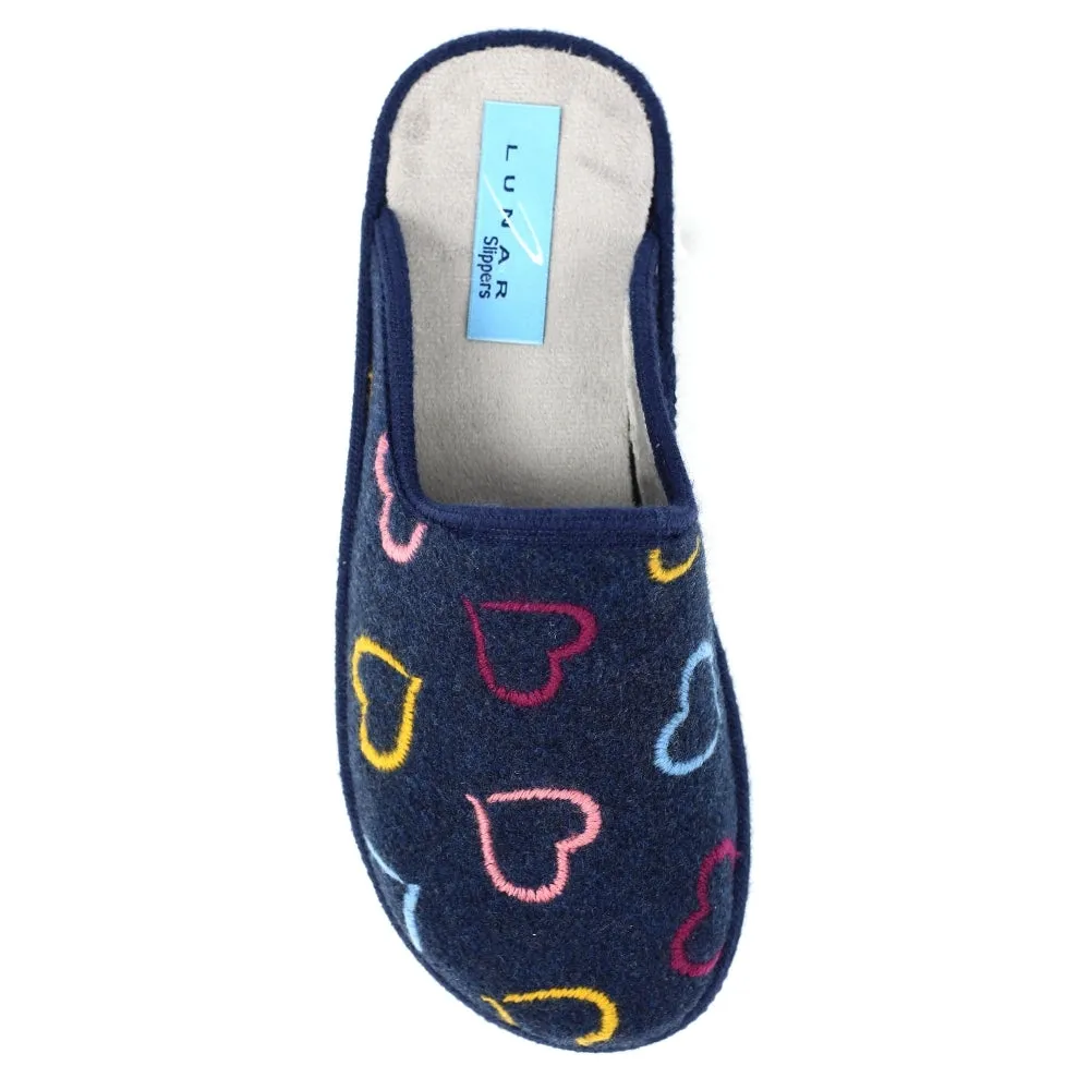 Lunar Love Mule Slipper Navy Blue KLS130BL