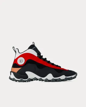 LV Rush Black / Red High Top Sneakers