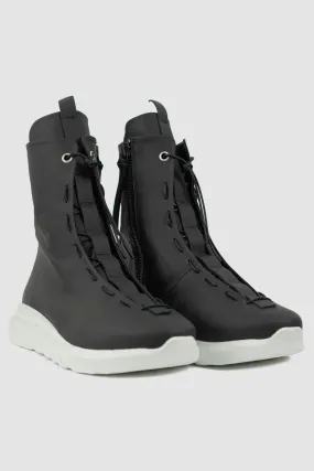 Matte Calf Leather Parachute Lacing Sneaker