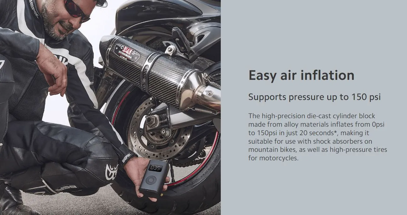 Mi Portable Electric Air Compressor 1s