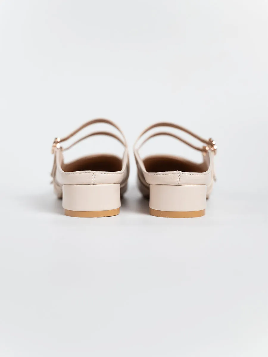 Milyy Mary Jane PU Mules