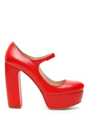 Miu miu platform pumps 5IP568 Pumps Heels Shoes 38 ladies