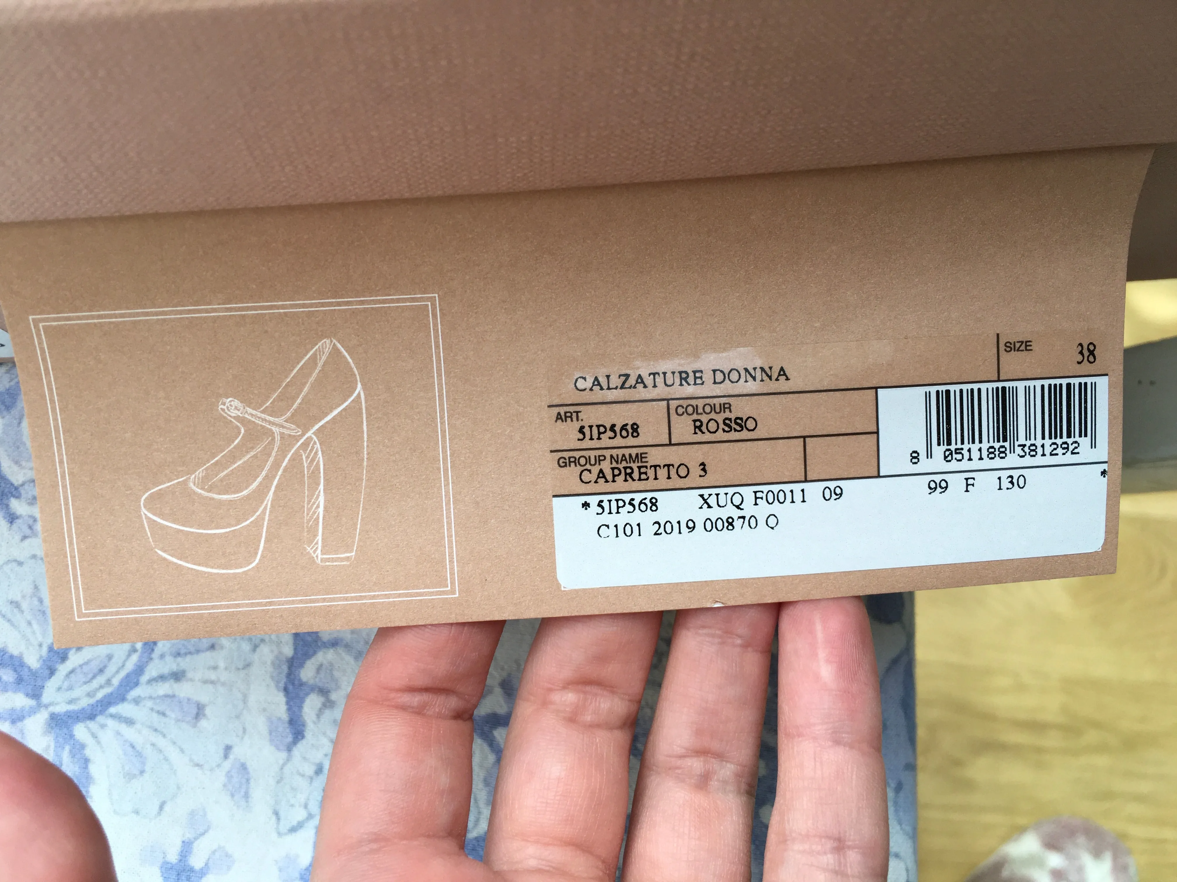 Miu miu platform pumps 5IP568 Pumps Heels Shoes 38 ladies