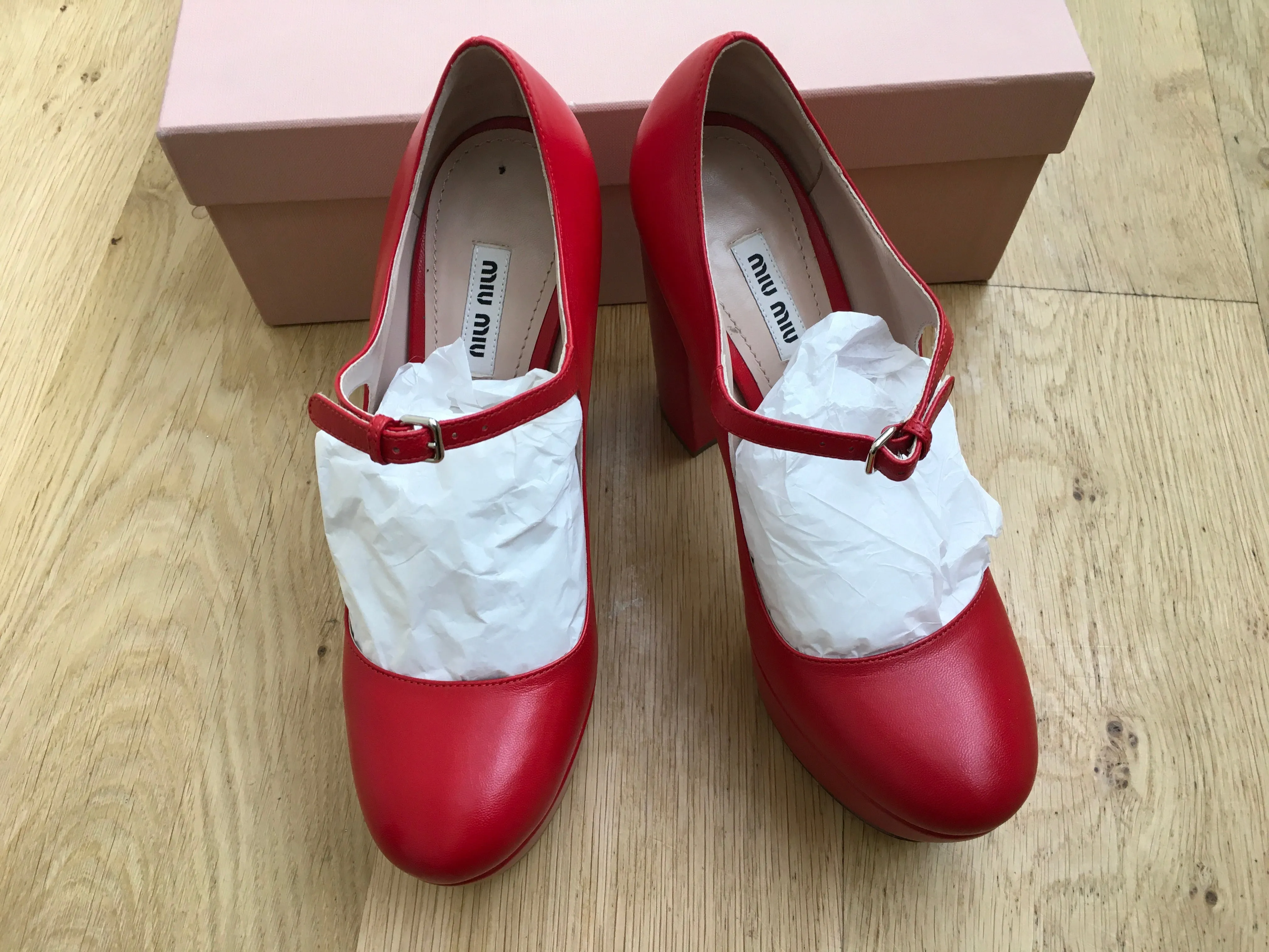 Miu miu platform pumps 5IP568 Pumps Heels Shoes 38 ladies