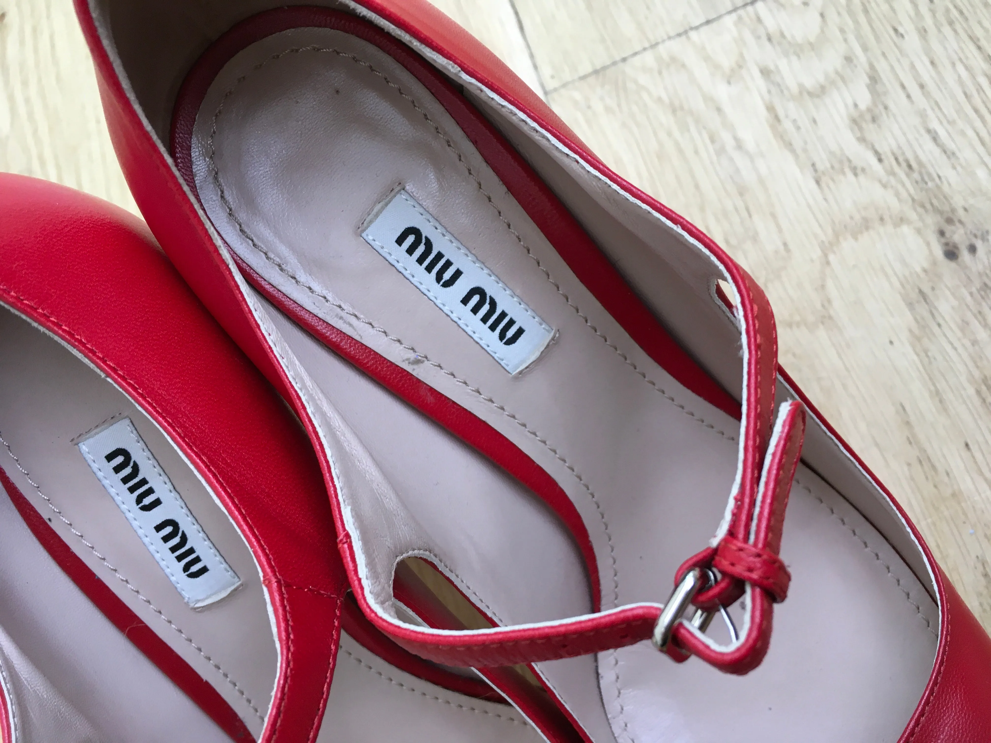 Miu miu platform pumps 5IP568 Pumps Heels Shoes 38 ladies