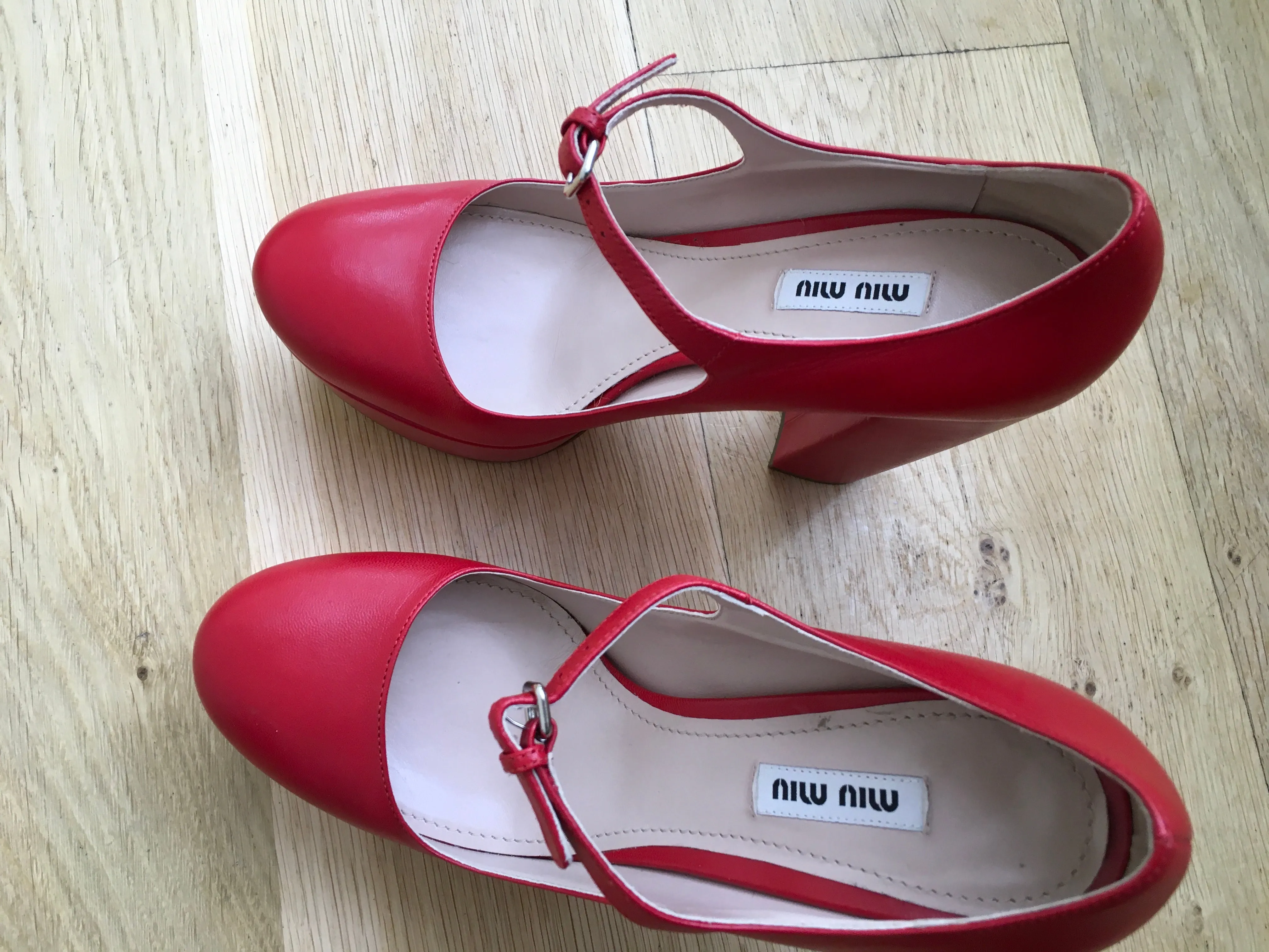 Miu miu platform pumps 5IP568 Pumps Heels Shoes 38 ladies