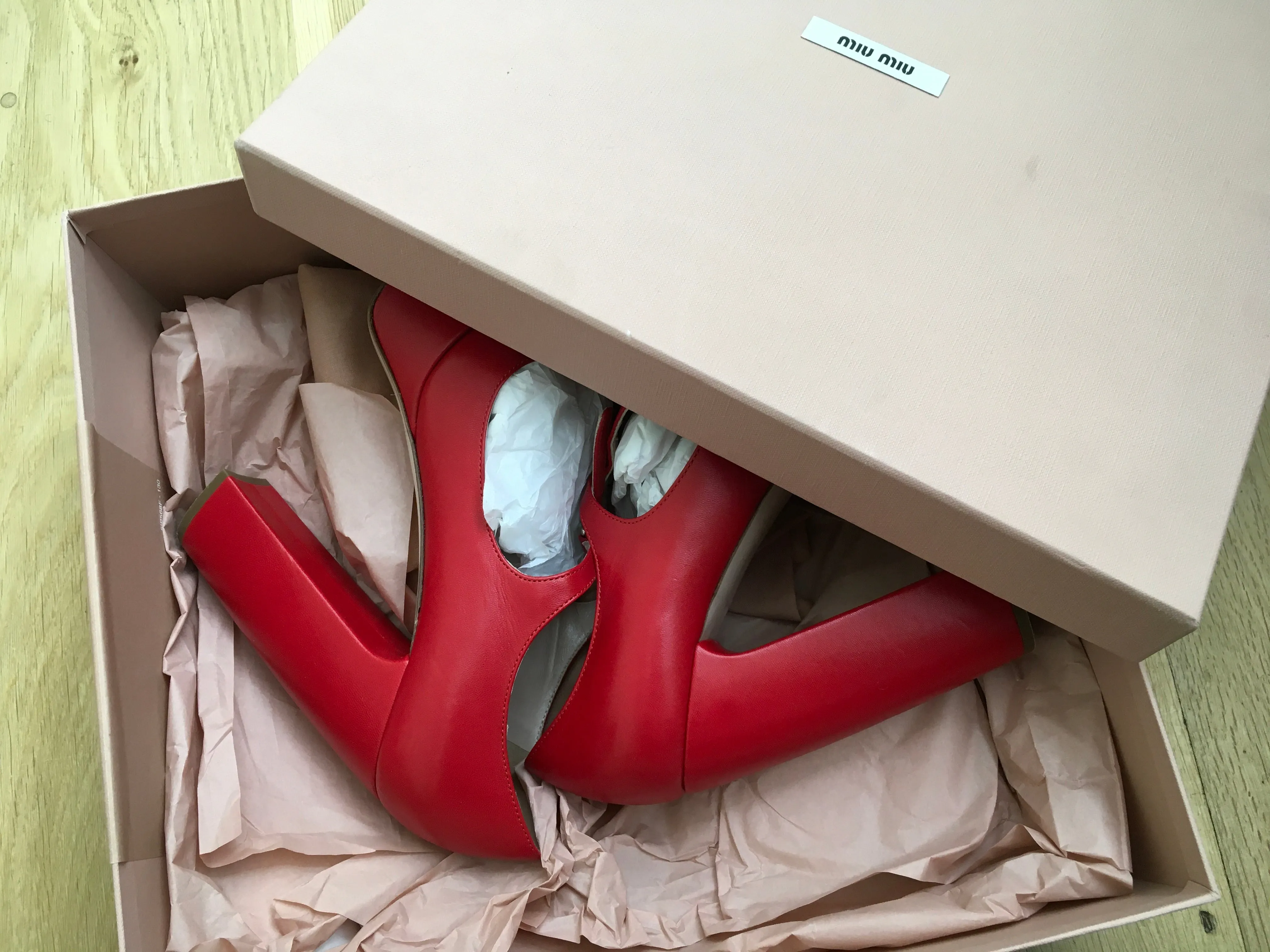 Miu miu platform pumps 5IP568 Pumps Heels Shoes 38 ladies