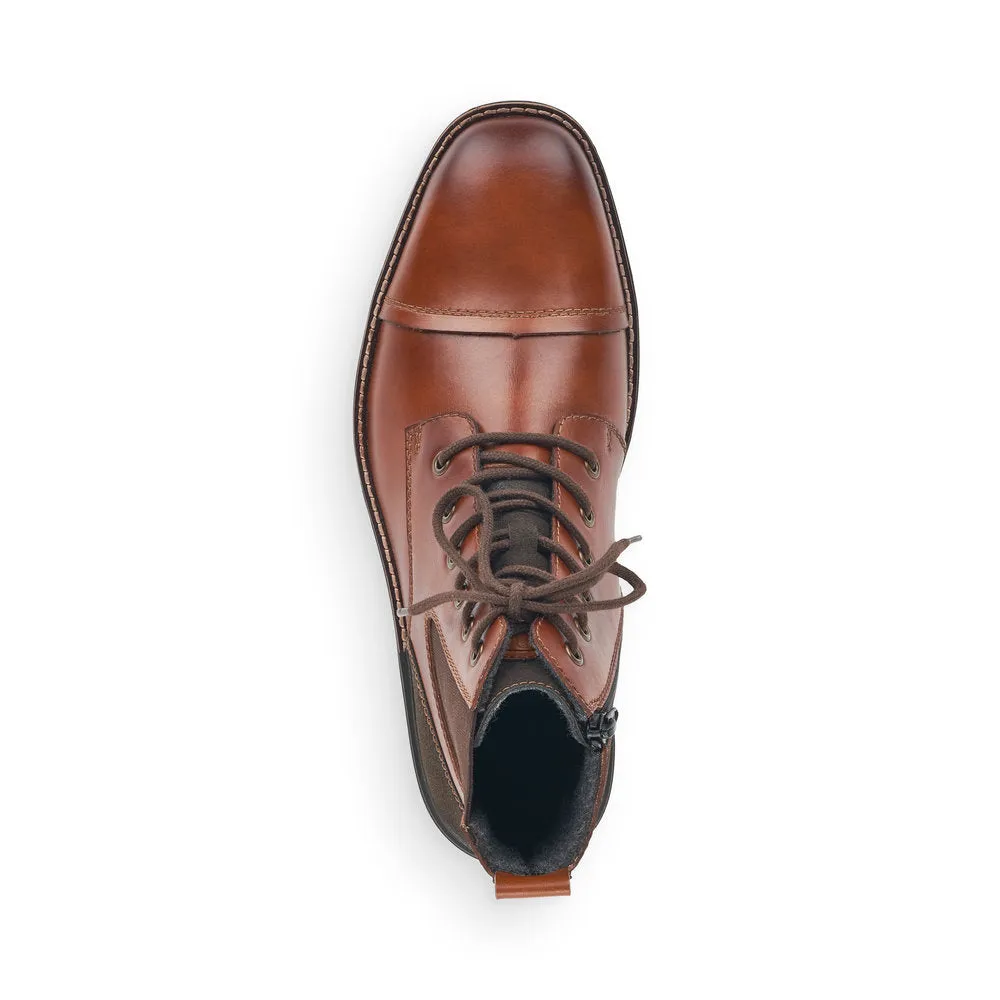 Rieker Mens Lace Up Ankle Boot